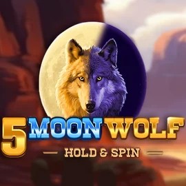 Logo of 5 Moon Wolf from Apparat Gaming at Slotosport Casino