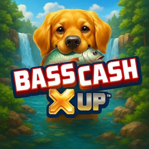 Bass Cash X UP logo by Alchemy Gaming at Slotosport CasinoBass Cash X UP