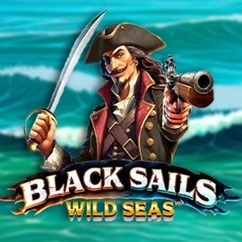 Black Sails Wild Seas slot logo by Infinity Dragon Studios at Slotosport CasinoBlack Sails Wild Seas