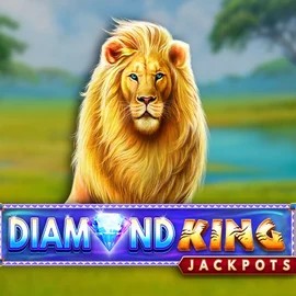 Diamond King Jackpots logo by SpinPlay Games at Slotosport Casino