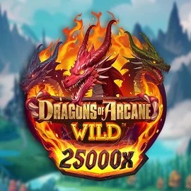 Logo of Dragons of Arcane Wild from Foxium at Slotosport Casino