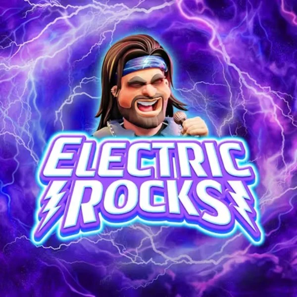 Electric Rocks logo by Inspired Gaming at Slotosport Casino