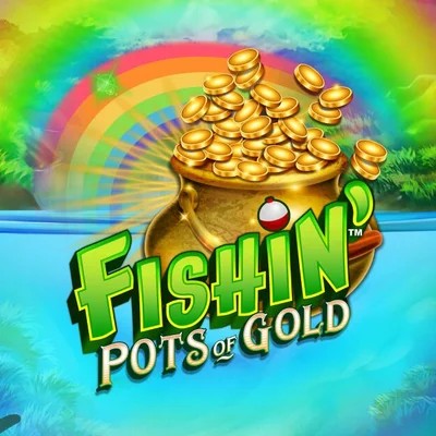 Fishin Pots Of Gold slot logo by Gameburger Studios at Slotosport CasinoFishin Pots Of Gold