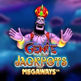 Logo of Genie Jackpots Megaways from Blueprint Gaming at Slotosport Casino