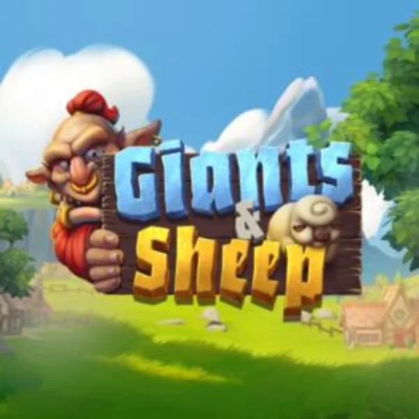 Logo of Giants and Sheep from Relax Gaming at Slotosport Casino