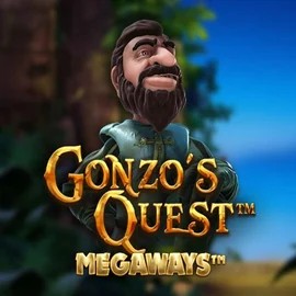 Gonzo's Quest Megaways logo by Red Tiger Gaming at Slotosport CasinoGonzo's Quest Megaways