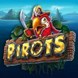 Logo of Pirots from ELK Studios at Slotosport Casino