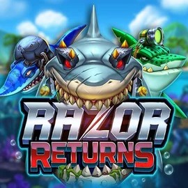 Razor Returns logo by Push Gaming at Slotosport CasinoRazor Returns