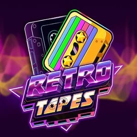 Logo of Retro Tapes from Push Gaming at Slotosport Casino