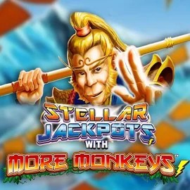 Stellar Jackpots with More Monkeys logo by Lightning Box Game at Slotosport Casino